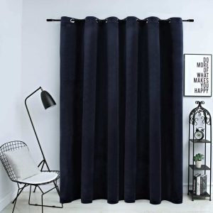 Blackout Curtain with Metal Rings Velvet 290x245 cm