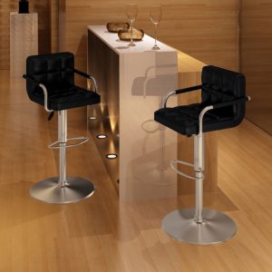 Bar Stools 2 pcs Faux Leather