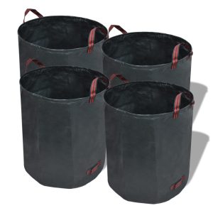 Garden Waste Bag Dark Green 4 pcs 272 L 150 g/sqm