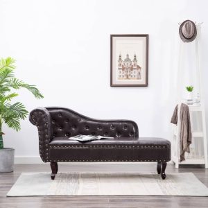 Chaise Longue Faux Leather