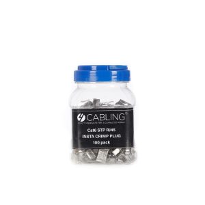 CAT6 STP RJ45 Insta Crimp Plug 100 pack