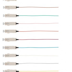 Fibre Pigtail SC OS1 / OS2 Singlemode 2m - 12 pack Rainbow