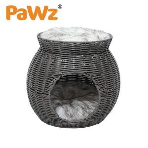 Pet Cat Bed Puppy House Sleeping Nest Calming Cushion Washable Non-toxic