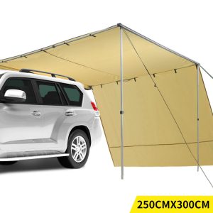 2.5x3M Car Side Awning Extension Roof Rack Covers Tents Shades Camping