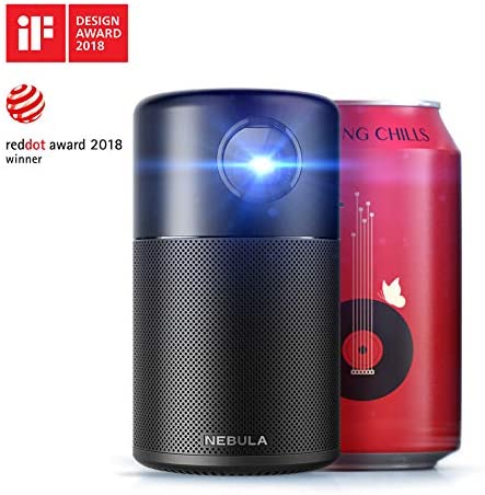 ANKER Nebula Projector Capsule the Smart Wi-Fi Mini Portable Projector with 100 ANSI Lumen 360 Speaker