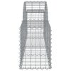 Arched Gabion Basket 200x30x40/60 cm Galvanised Iron