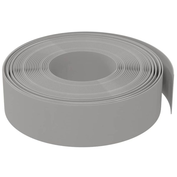 Garden Edging Grey 10 m 15 cm Polyethylene