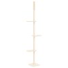 Floor to Ceiling Cat Tree Cream 267.5-297.5 cm