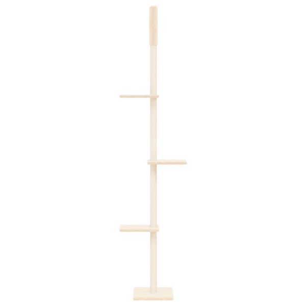 Floor to Ceiling Cat Tree Cream 267.5-297.5 cm