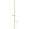 Floor to Ceiling Cat Tree Cream 267.5-297.5 cm