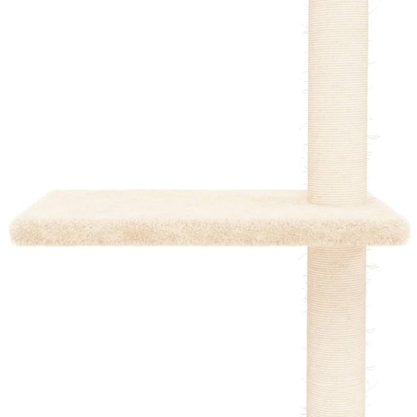 Floor to Ceiling Cat Tree Cream 267.5-297.5 cm