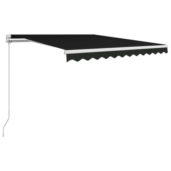 Manual Retractable Awning 300×250 cm Anthracite