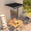 Manual Retractable Awning 300×250 cm Anthracite