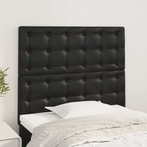 Headboard Black Faux Leather