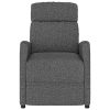 Stand up Massage Chair Dark Grey Fabric