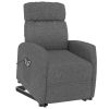 Stand up Massage Chair Dark Grey Fabric