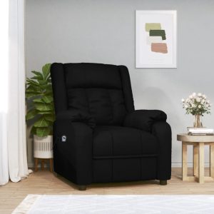 Stand up Chair Black Faux Leather