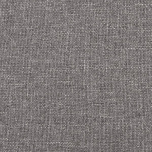 Saginaw Sofa Chair with Footstool Light Grey 60 cm Fabric