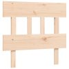 Bed Frame with Headboard 92×187 cm Single Solid Wood