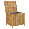 Garden Storage Box 60x52x55cm Bamboo