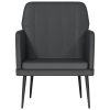 Armchair Black 61x78x80 cm Faux Leather