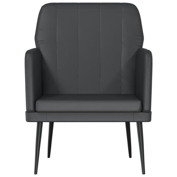 Armchair Black 61x78x80 cm Faux Leather