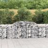 Arched Gabion Basket 200x30x40/60 cm Galvanised Iron