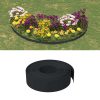 Garden Edging Grey 10 m 15 cm Polyethylene