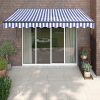 Retractable Awning Cream 4×3 m Fabric and Aluminium