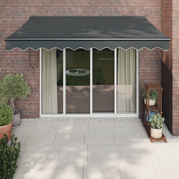 Retractable Awning Cream 4×3 m Fabric and Aluminium