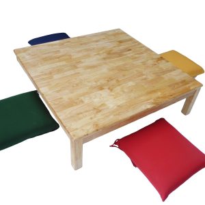 Square Low table and 4 cushions