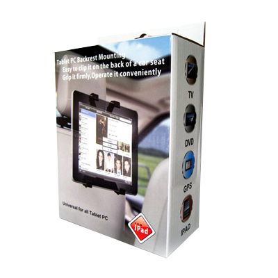 Car Back Seat Bracket Mount Holder for iPad, GPS, DVD,TV