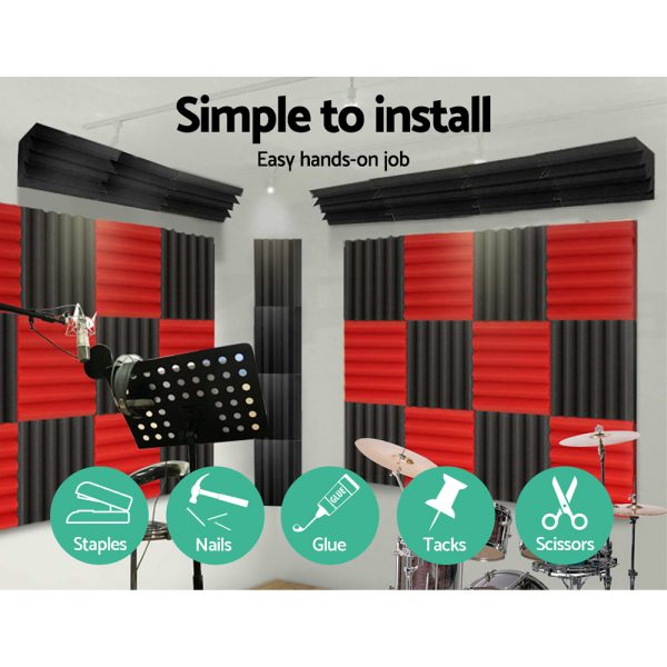 Studio Acoustic Foam Corner Bass Trap Sound Absorption Treatment – 20