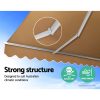 Retractable Folding Arm Awning Manual Sunshade 4Mx3M Beige