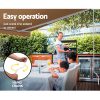 Retractable Folding Arm Awning Manual Sunshade 4Mx3M Beige