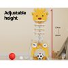 Kids Basketball Hoop Stand Adjustable 5-in-1 Sports Center Toys Set Yellow