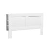 Bed Head Headboard King with Shelves – CABI White