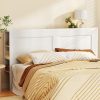 Bed Head Headboard King with Shelves – CABI White