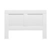 Bed Head Headboard Queen with Shelves – CABI White