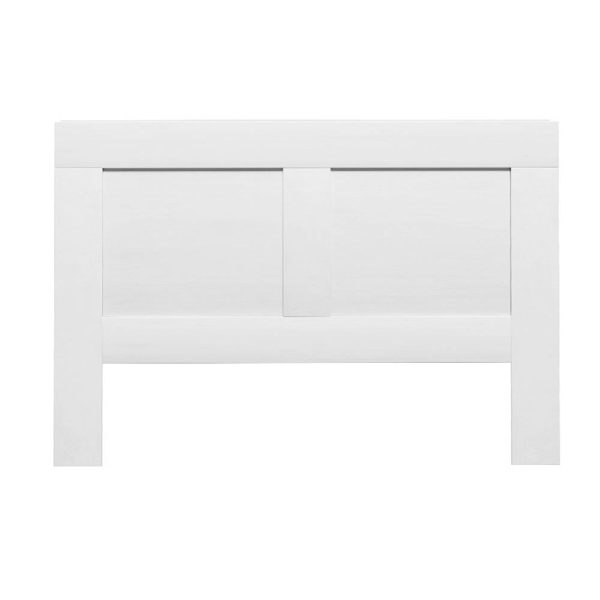 Bed Head Headboard Queen with Shelves – CABI White