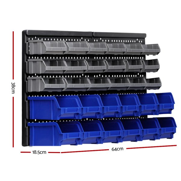 Wall Mounted Rack Storage Tools Steel Board Organiser Work Bench Garage