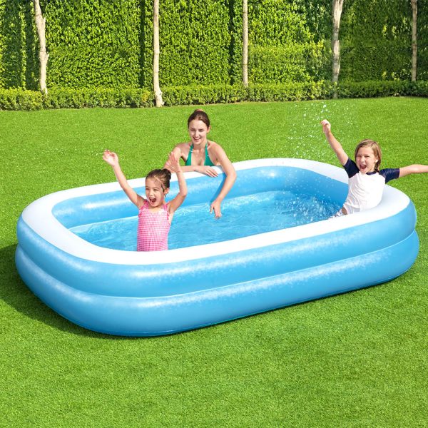 Inflatable Kids Above Ground Swimming Pool. – 262x175x51 cm