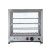 Commercial Food Warmer Pie Hot Display Showcase Cabinet Stainless Steel – 54x34x53 cm