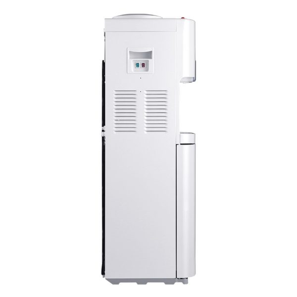 Water Dispenser Cooler Hot Cold Taps Purifier Stand 20L Cabinet – White, Without Purifier Bottle