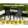 Outdoor Stackable Chairs Lounge Chair Bistro Set Patio Furniture – 2