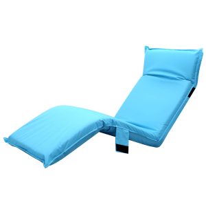 Floor Lounge Sofa Camping Chair Blue