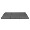 Bedding Foldable Mattress Folding Foam Double Grey