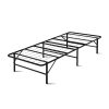 Folding Metal Bed Frame – Black – SINGLE