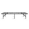 Folding Metal Bed Frame – Black – SINGLE