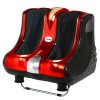 Foot Massager Ankle Calf Leg Massagers Shiatsu Kneading Rolling – Red